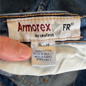 Armorex Fr By Unifirst Flame Resistant Mens Work Jeans Size 36 x 34.